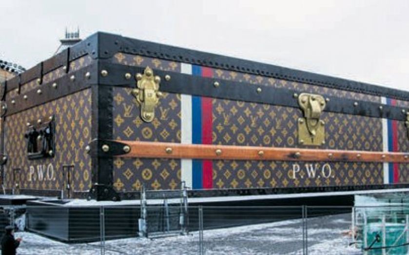 Giant Vuitton trunk gets heave-ho from Red Square