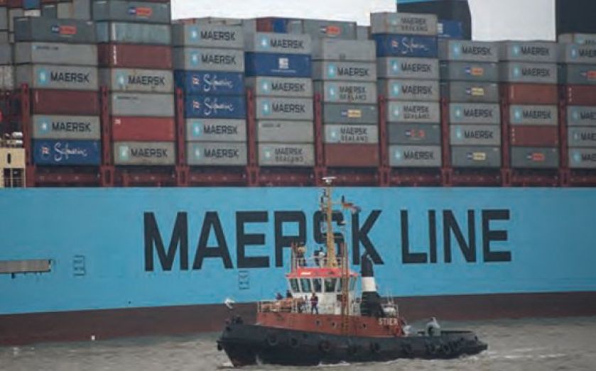 Maersk shares plummetted over 14 per cent this morning after the container shipping giant flagged "high uncertainty" in the Red Sea.