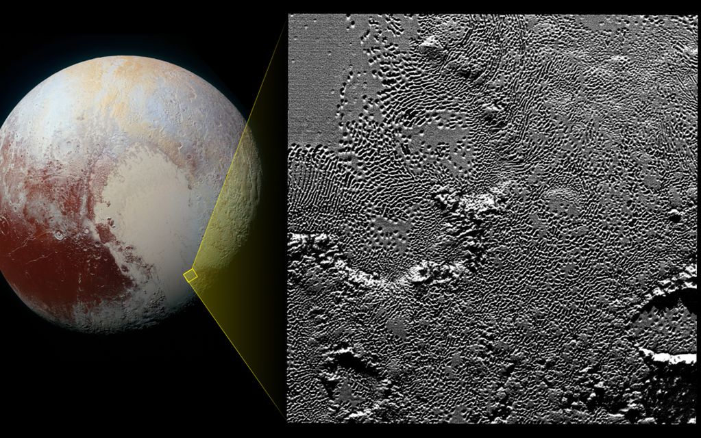 pluto planet surface
