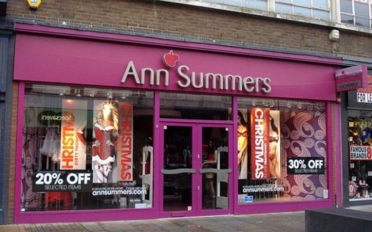 Ann Summers  seduction lingerie at Ann Summers store
