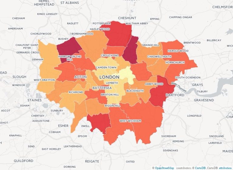 London Living Wage: The best and worst boroughs for paying living wages ...