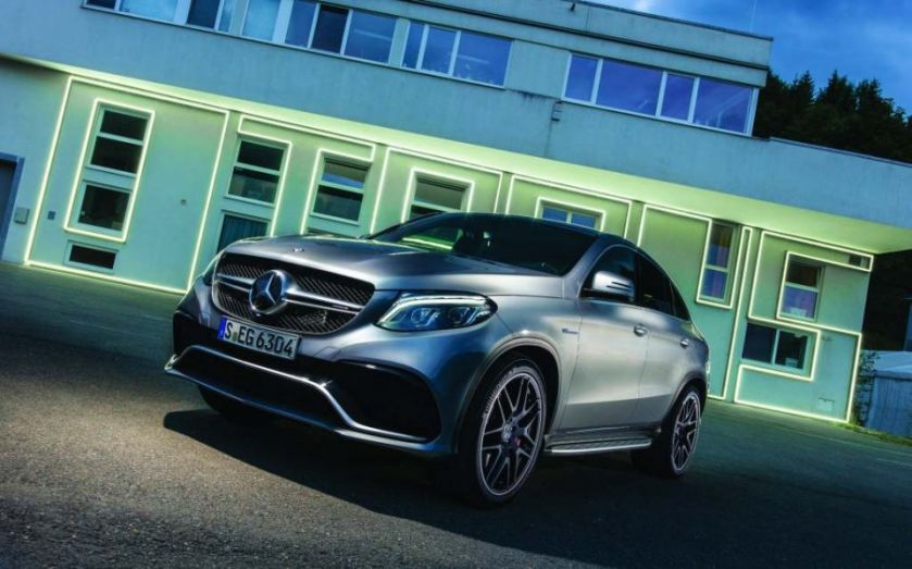 Мерседес AMG GLE 63 красный