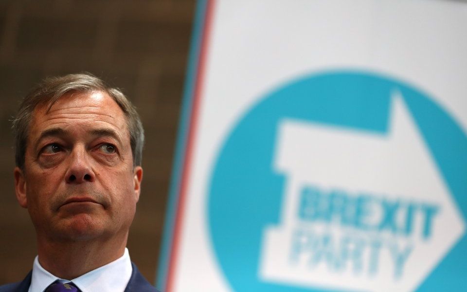 Yougov polls points to EU election victory for Farage's Brexit party ...