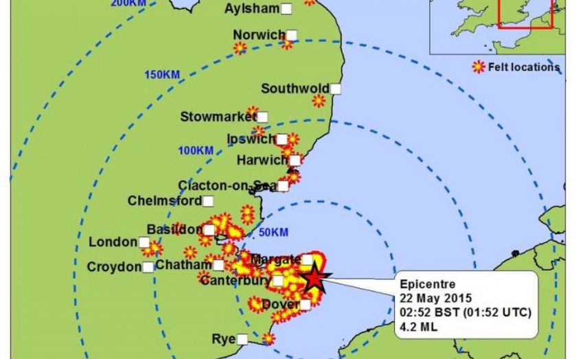 what caused the dogger bank earthquake