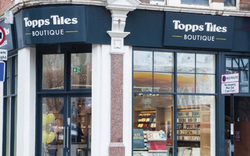 Topps Tiles aims to have a third of the UK tile market covered