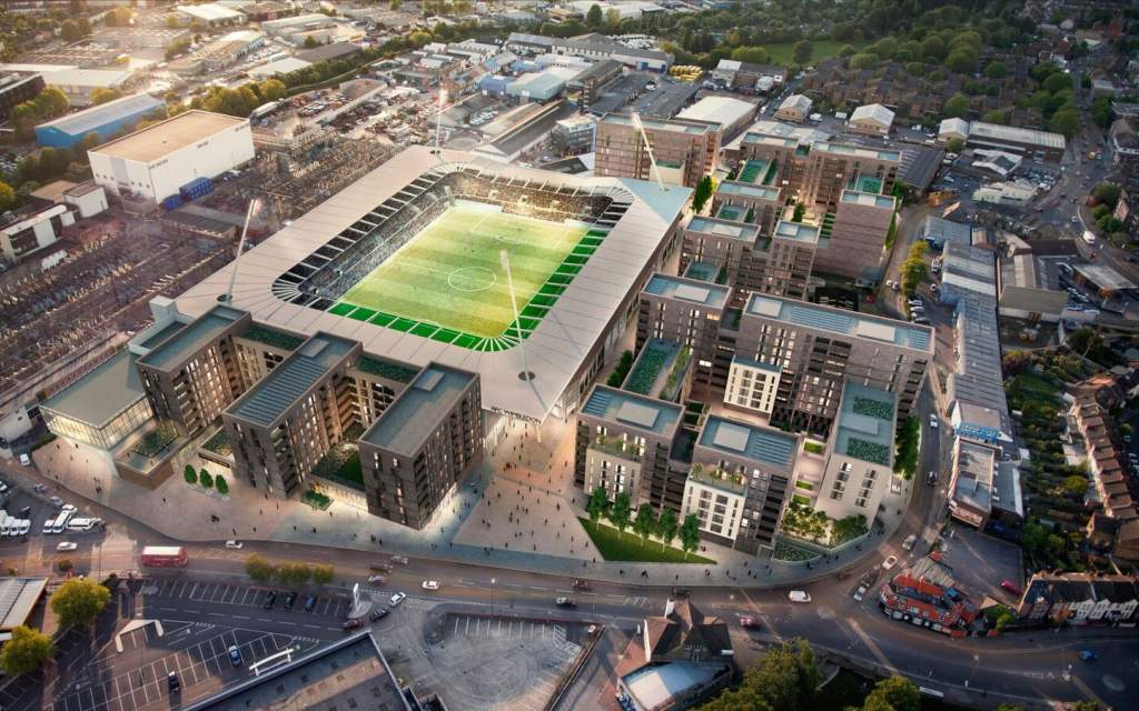 Galliard Homes unveils AFC Wimbledon Football Club stadium and mixed ...