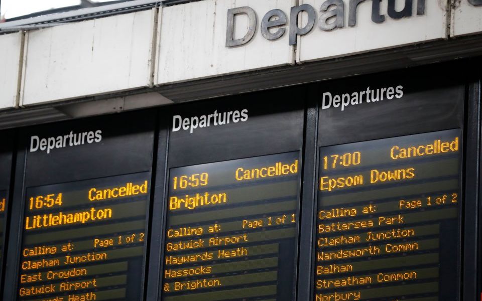 Train delays and shoddy rail service are holding back British business