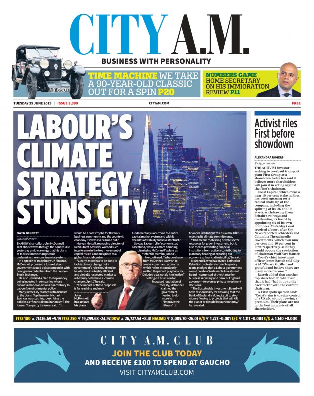 Latest Editions - CityAM : CityAM