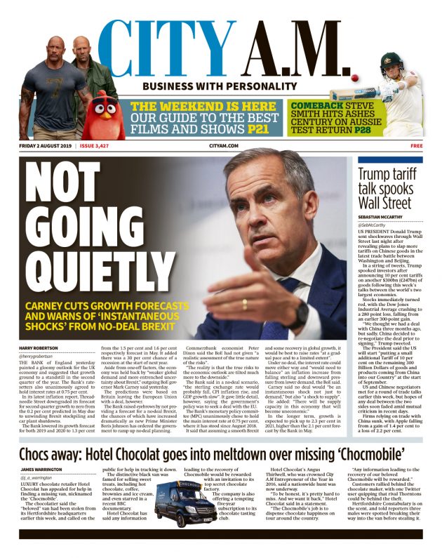 Latest Editions - CityAM : CityAM