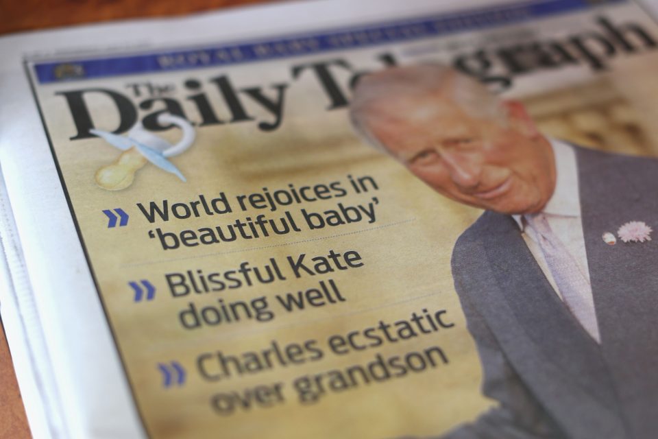 daily telegraph birth announcements