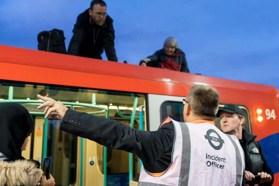 Eight arrests made after Extinction Rebellion causes Tube ...