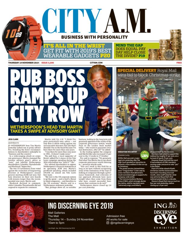 Latest Editions - CityAM : CityAM