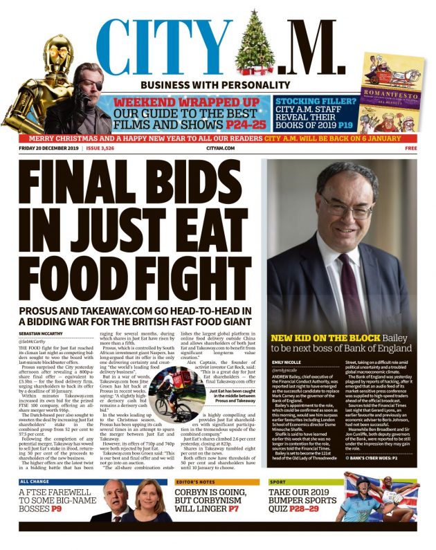 Latest Editions - Cityam : Cityam