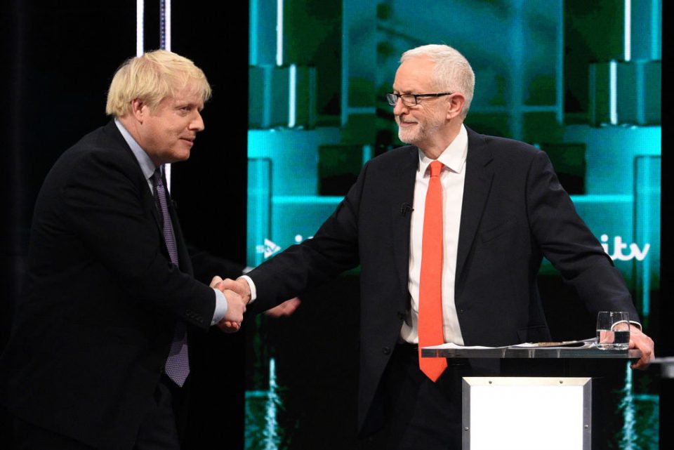 Jeremy Corbyn And Boris Johnson Take Part In ITV Leaders Debate