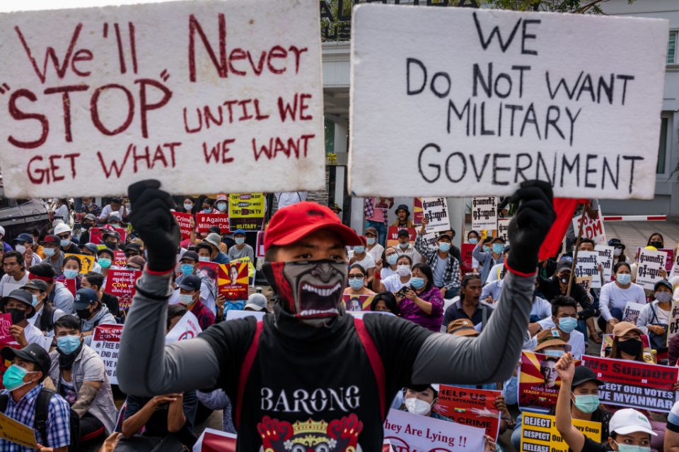 Fury Intensifies In Myanmar As Woman Shot During Protests Dies Cityam Cityam