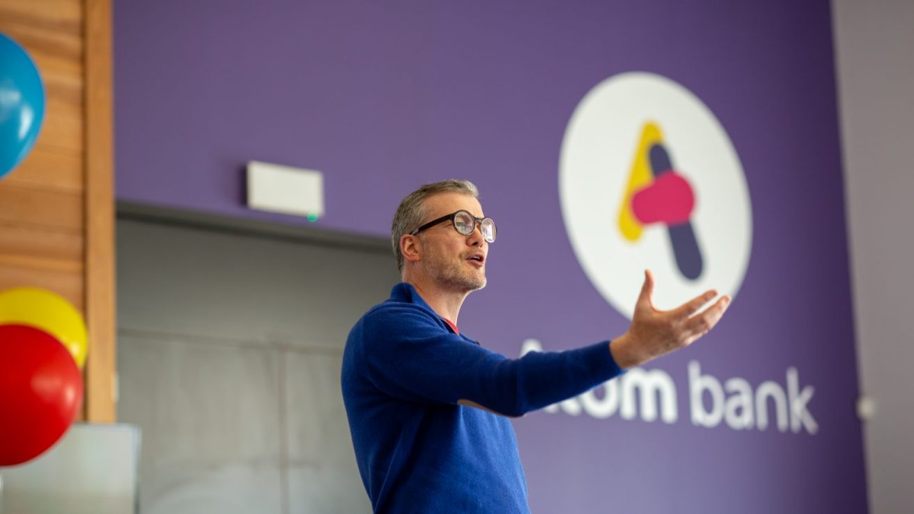 Mark Mullen, chief of Atom Bank, rolled out a four day week for employees in November last year