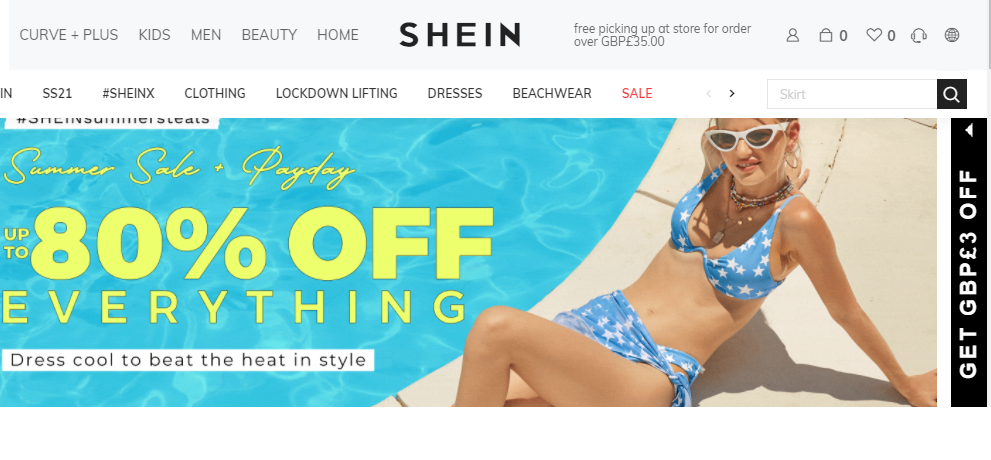 The first physical shop of Shein opens in Japan