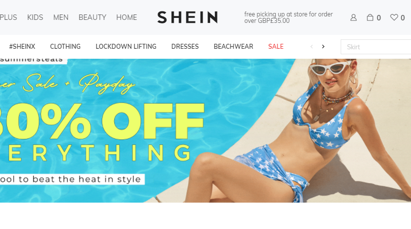Shein reaches £1bn in UK sales with tax bill of just £2.3m