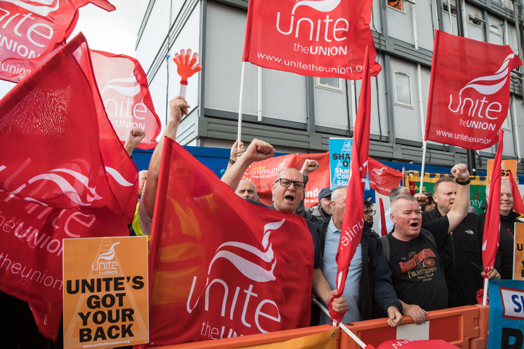 Major union Unite sees average 'gender pay gap' increase over past year