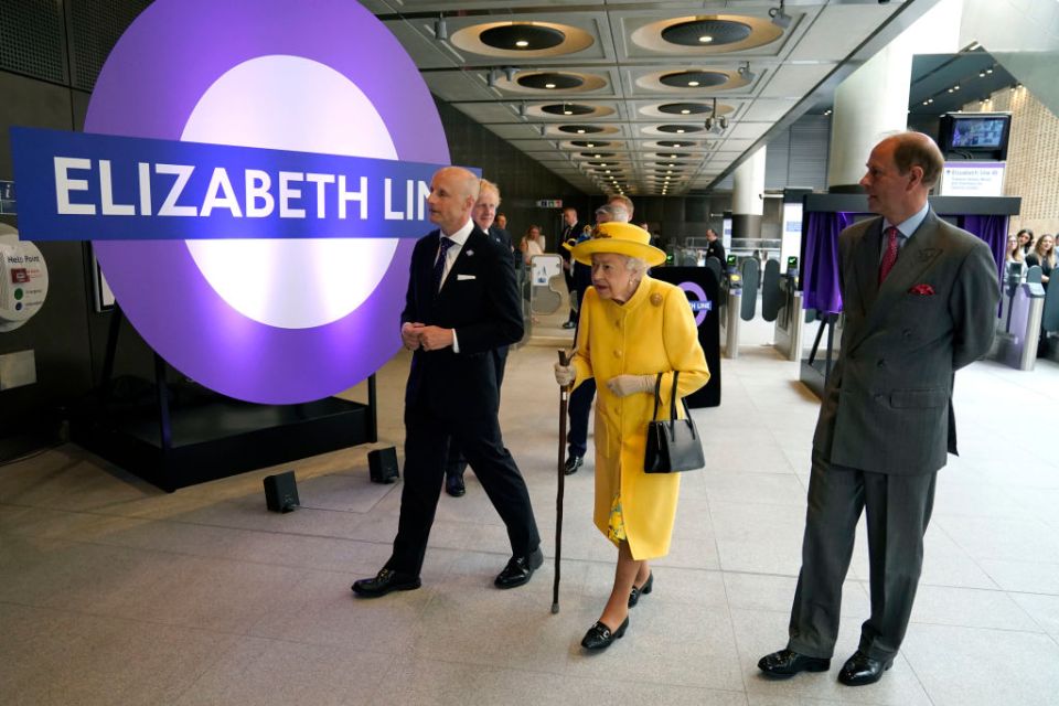 The Earl of Wessex Marks Completion Of The Elizabeth Line