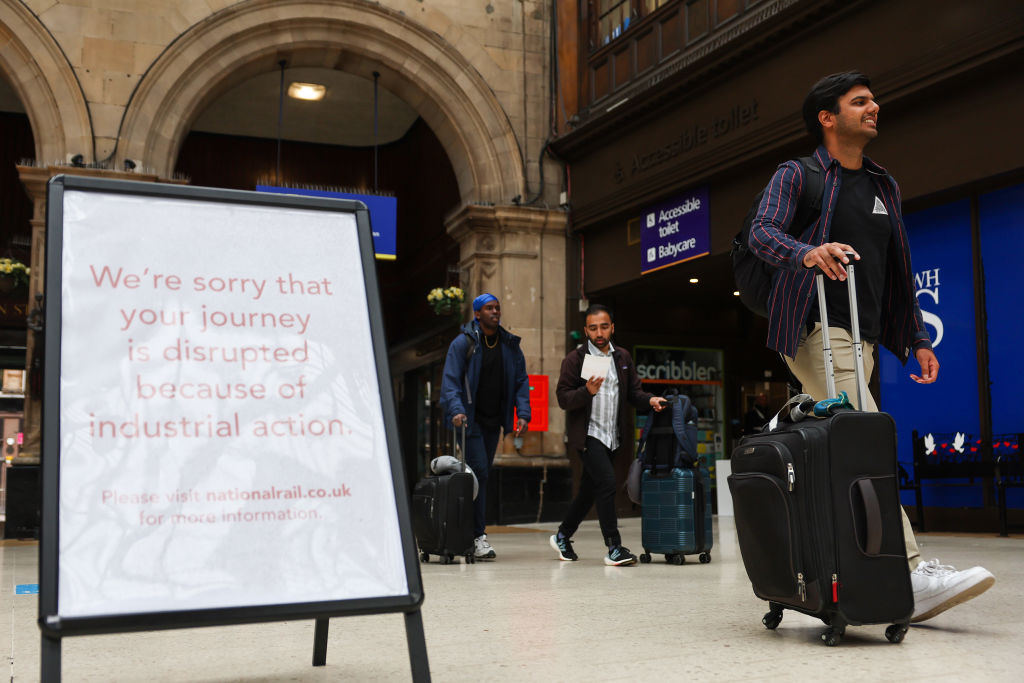 The UK is facing another day of disruptive train strikes on Wednesday as staff from 14 rail companies and Network Rail walk off the job.