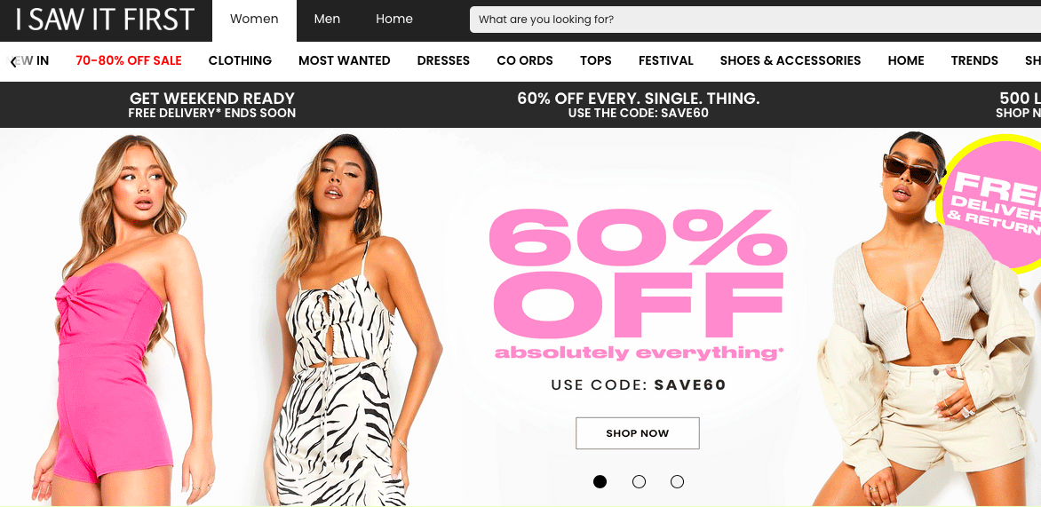 Frasers Group acquires fast fashion website I Saw It First after rescuing  Missguided - CityAM