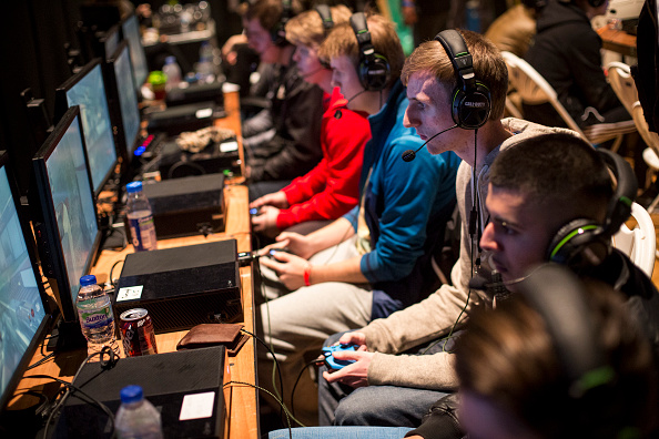 LONDON, ENGLAND - MARCH 01:  Competitors practice ahead of qualifying matches at the 2015 Call of Duty European Championships at The Royal Opera House on March 1, 2015 in London, England.  The event sees 28 teams from across Europe and the Middle East compete in order to qualify for the 2015 Call of Duty world finals in Los Angeles on March 27. Electronic sports (eSports) are increasing in popularity with over 70 million people regularly streaming eSports tournaments online last year.  (Photo by Rob Stothard/Getty Images)