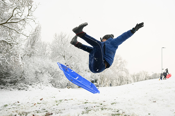 Cold Snap Brings Snow And Freezing Temperatures To London