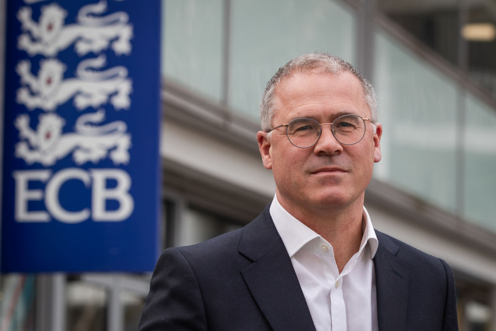 LONDON, ENGLAND - FEBRUARY 02:  Richard Gould, new ECB Chief Executive Officer, poses for a portrait on February 02, 2023 in London, England. (Photo by Tristan Fewings - ECB/ECB via Getty Images)