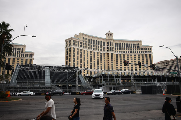 General View ahead of the Formula 1 Las Vegas Grand Prix at Las Vegas Strip Circuit in Las Vegas, United States on November 15, 2023. (Photo by Jakub Porzycki/NurPhoto via Getty Images)