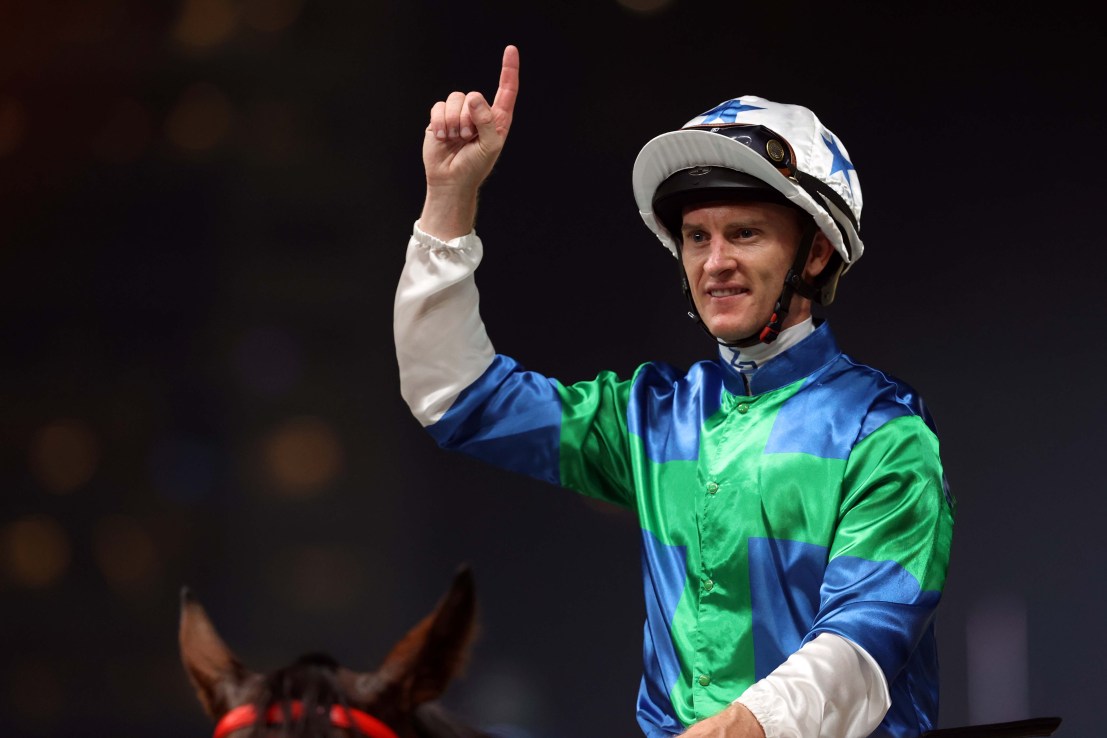 Zac Purton reached 1800 winners at the weekend, and has 10 rides at Sha Tin.