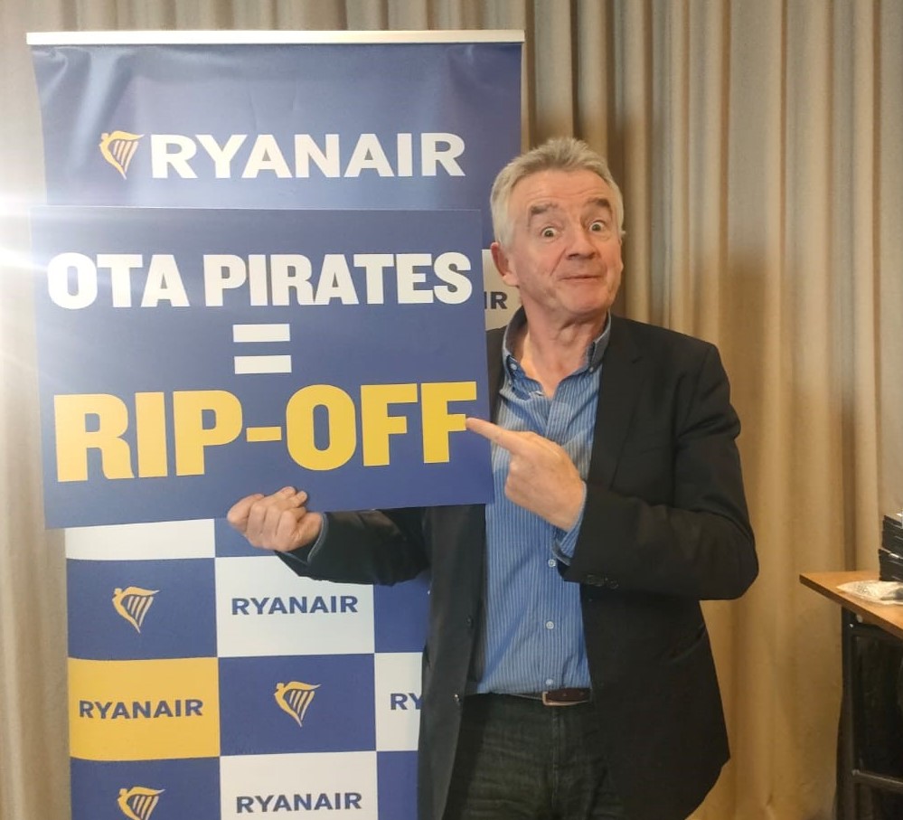 online travel agents ryanair