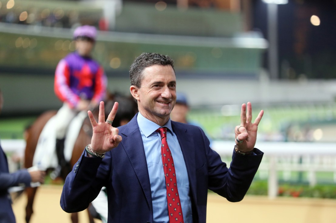 Trainer Douglas Whyte saddles Ivy League in search for his fifth Hong Kong winner this season.