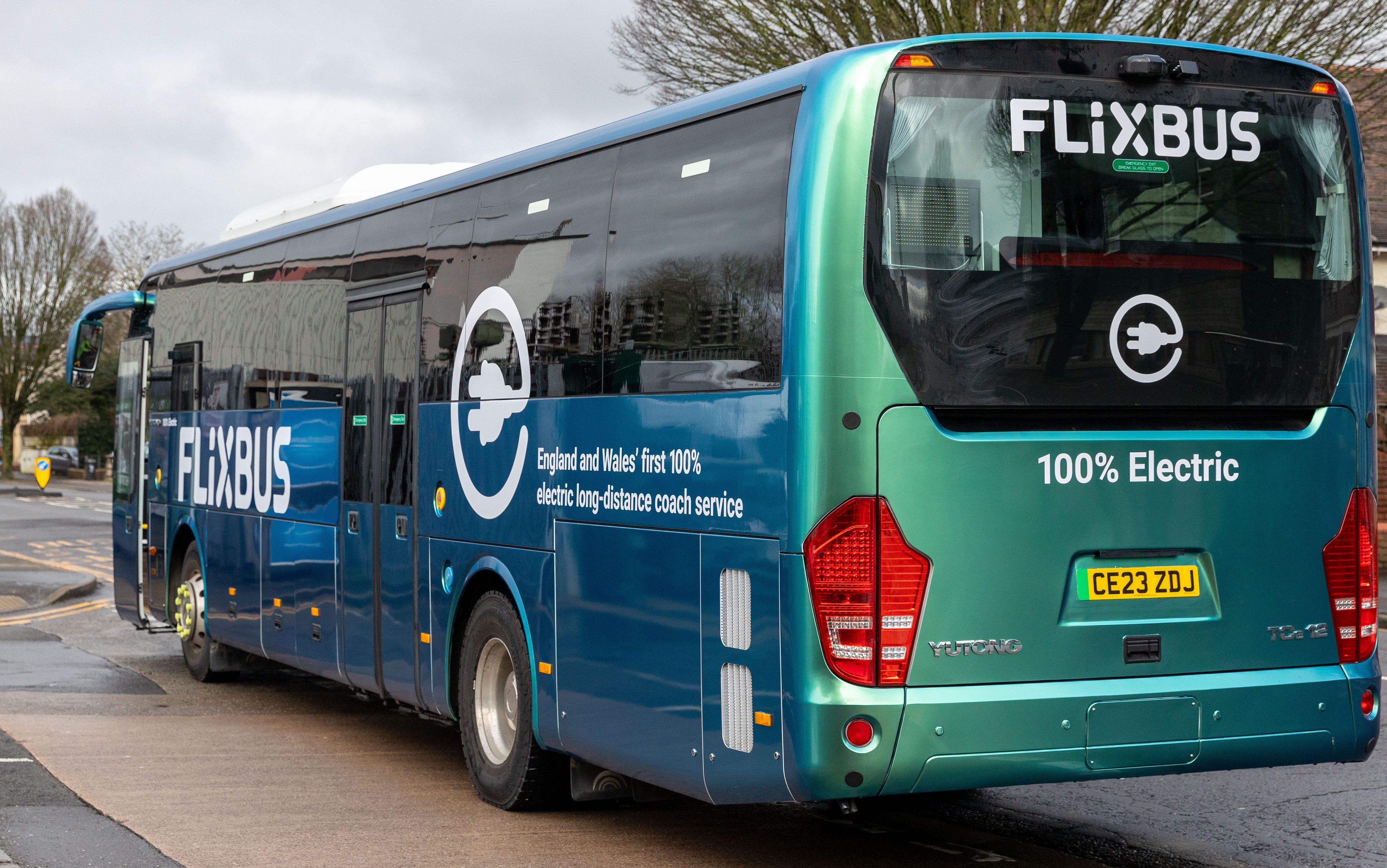 First electric coach service to be trialled in England and Wales