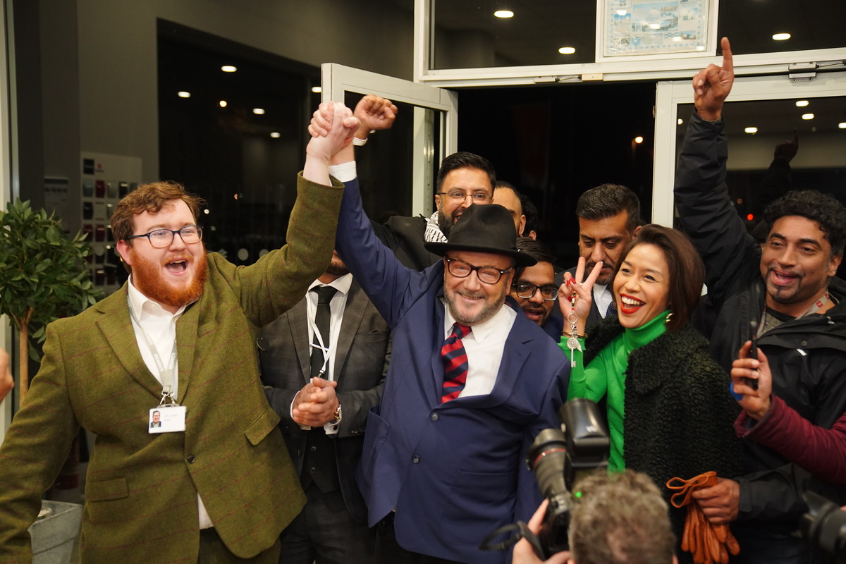 George Galloway’s anti-Israel campaign wins him Rochdale by-election