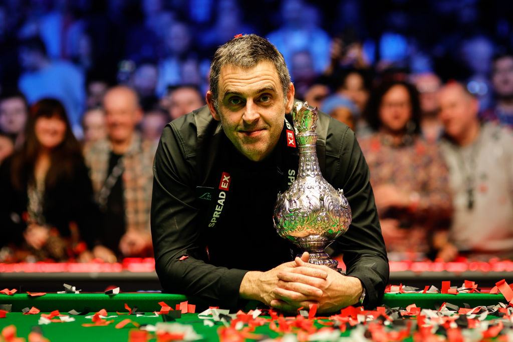 Ronnie O’Sullivan makes $1m golden ball pledge after winning Saudi snooker event