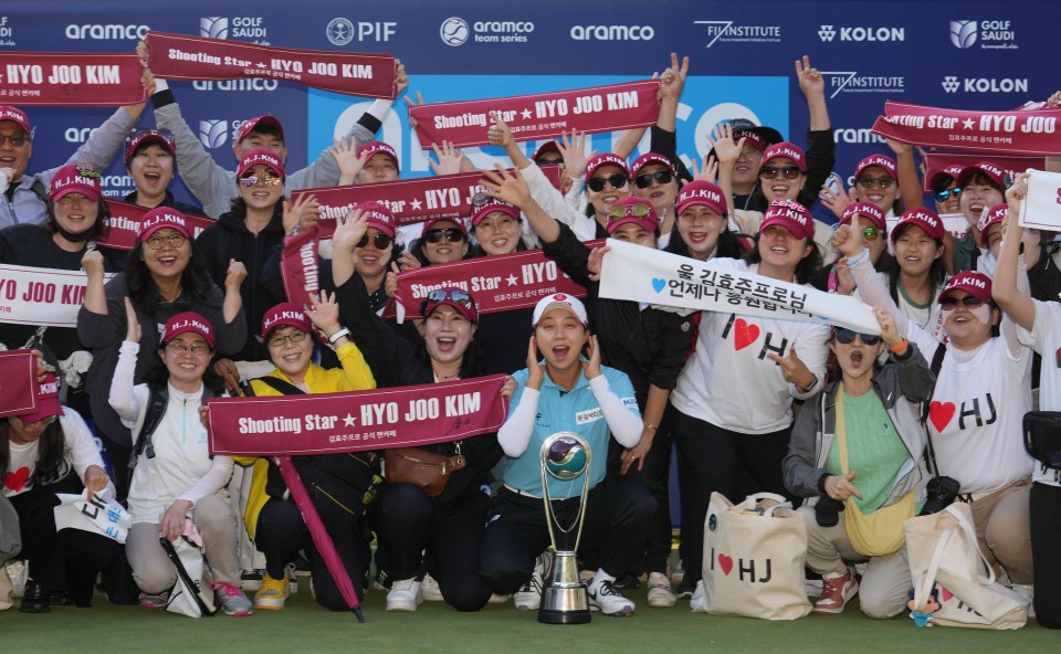 Hyo-Joo Kim won the Aramco Team Series individual title in front of an army of Korean fans