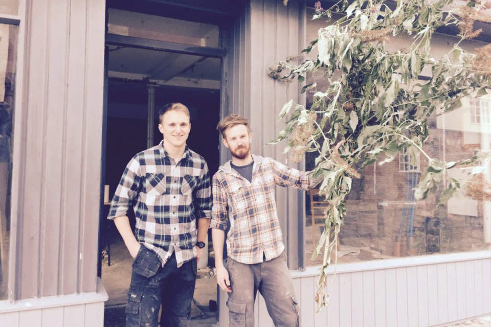 Craig Bunting (right) said he found 'real beauty' by co-founding a business with long-term friend Michael Thorley.