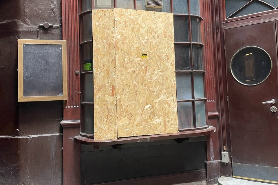 Simpsons Tavern vandalised as it fights for its survival (Credit: Photo by Katie Wignall, Look Up London” 