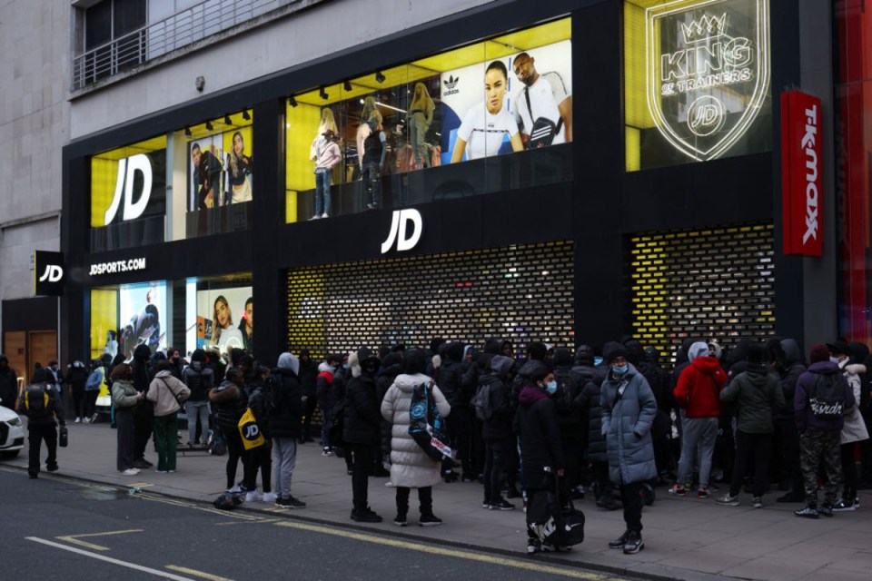 JD Sports brands itself as the 'King of Trainers'.  (Photo by Dan Kitwood/Getty Images)