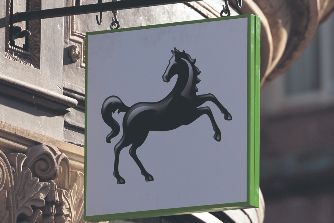 Lloyds reported a slide in profits in the first half of the year