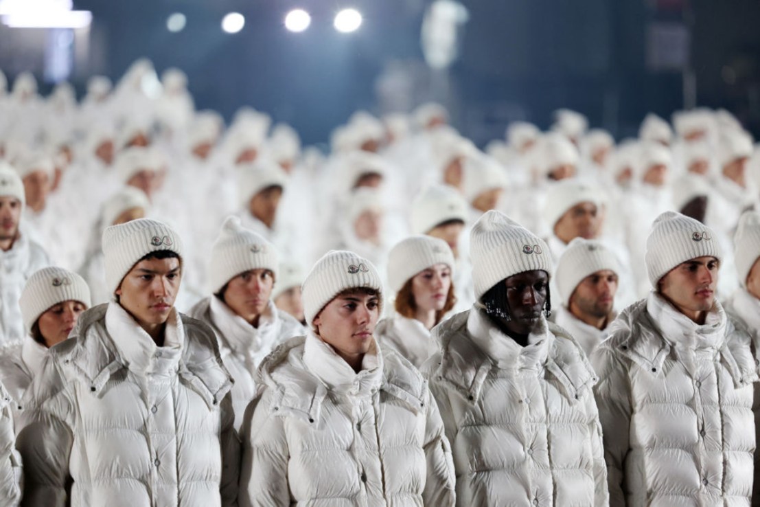 A general view of Moncler 70th anniversay performance during the Milan Fashion Week Womenswear Spring/Summer 2023 on September 24, 2022 in Milan, Italy. (Photo by Pietro S. D'Aprano/Getty Images)