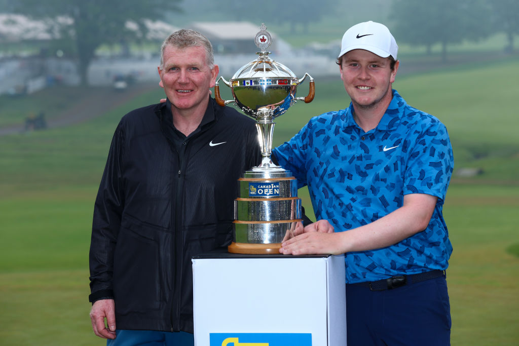 Nice one, son: MacIntyre to pay off parents’ mortgage after dad helps first PGA Tour win