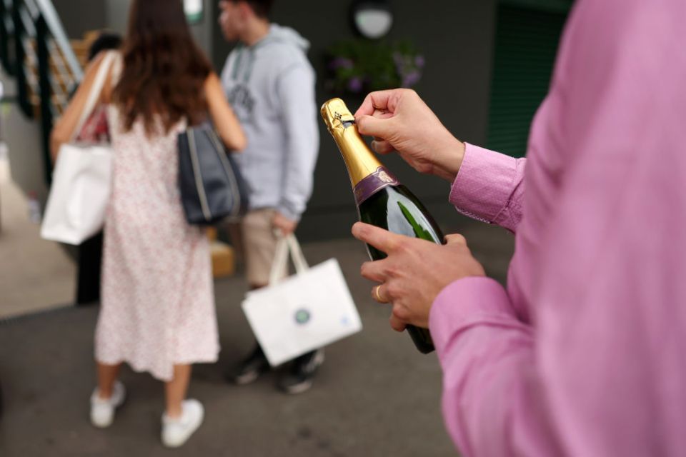 Increased activity in London's West End failed to boost Champagne sales