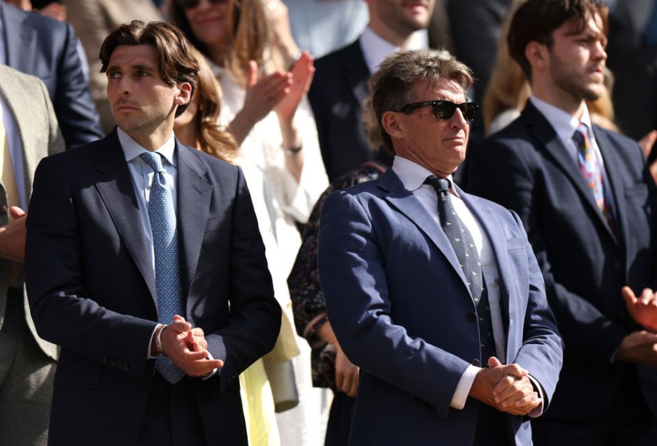 Lord Coe (right) is not involved in son Harry's sport sponsorship business Luscid