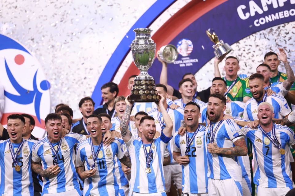 Argentina eventually won the Copa America final 1-0 in extra time