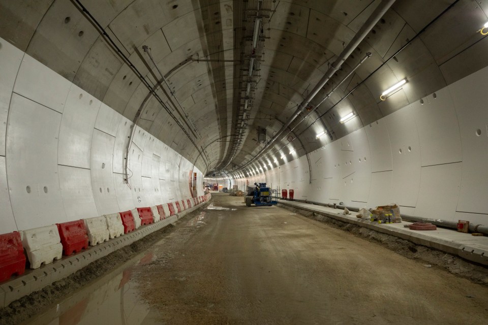  Inside of new Silvertown Tunnel