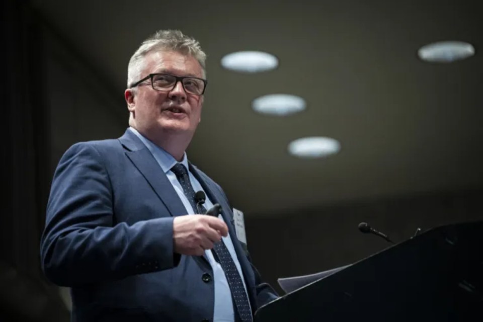 Huw Pill, chief economist at the Bank of England. Photographer: Graeme Sloan/Bloomberg via Getty Images