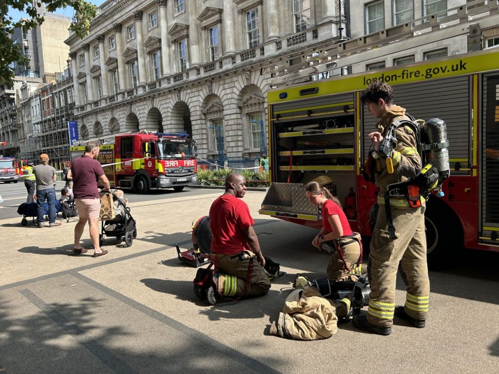 Gallery remains open as Somerset House closes following fire