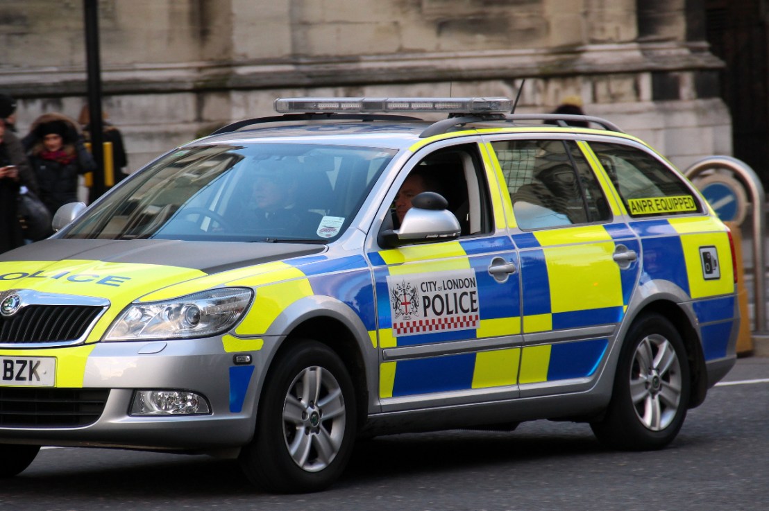 A City of London Police car, pictured in 2014 (Wikipedia/Source	City of London Police/Author	André Gustavo Stumpf from Brasil/CC BY 4.0)
